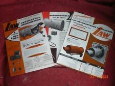 LOT OF 3 OLD ADVERTISING LEAFLETS LAW FANS