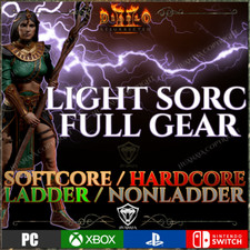✅ LIGHT SORCERESS FULL SET ✅ PC PS4 PS5 XBOX SWITCH ✅ D2R DIABLO 2 RESURRECTED