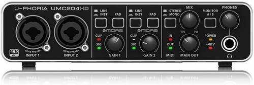 Interface audio usb - audio, umc204hd
