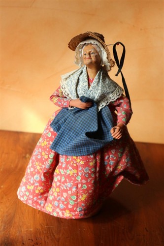 Ancien santon femme campagnard - femme,