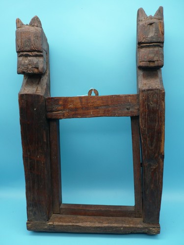 Ancien cadre indien - en, bois