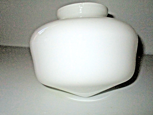 Ancien globe opaline - ancien, blanche