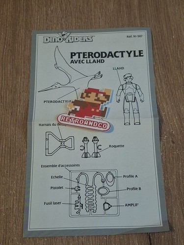 Notice seule original - notice, dino