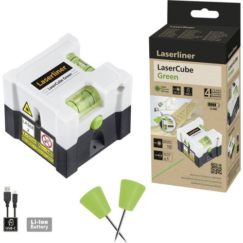 Laserliner lasercube green - lasercube,