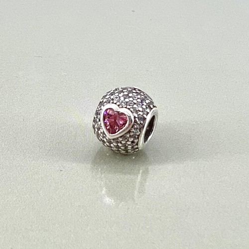 Pandora charm argent strass - strass, et