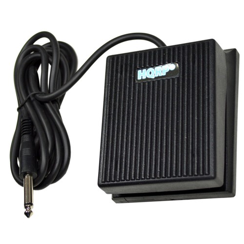 Hqrp sustain pedal foot switch - sustain,