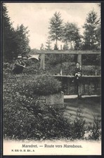 CPA Maredret, Route vers Maredsous 