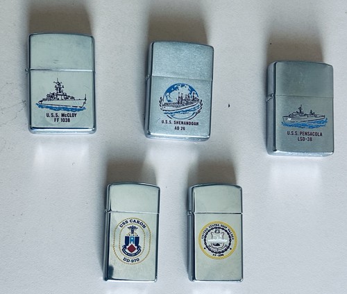 Lot vintage zippo navy - vintage,