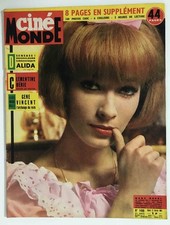 ►CINE MONDE  1488/1963-DANY SAVAL-DALIDA-BRIGITTE BARDOT-GENE  VINCENT-HALLYDAY