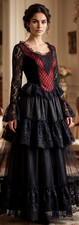 Jupe Maxi Gothique Victorien