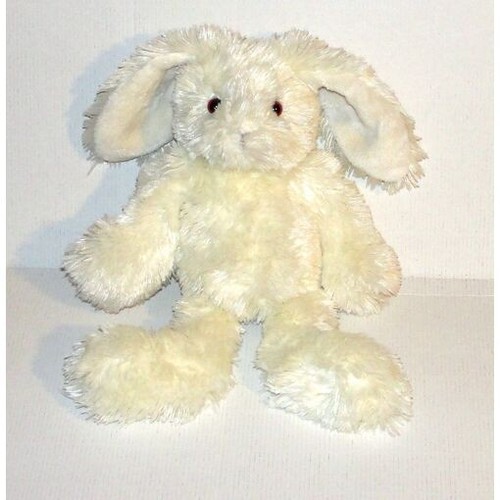 Doudou lapin blanc cassé - doudou,