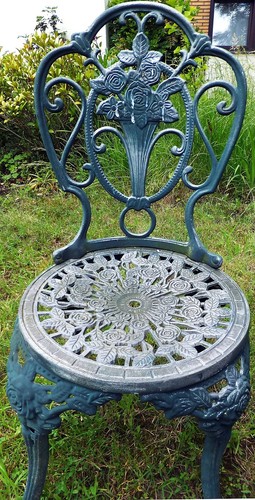 Chaise jardin métal - de, en