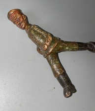 Canne Sculpté Art Populaire 