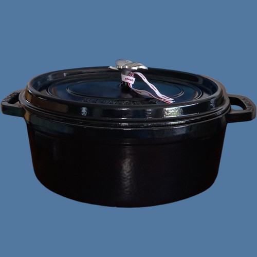 Staub cocotte fonte noir - en,