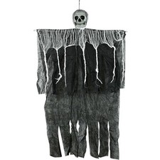 Skeleton hanging ghost lights