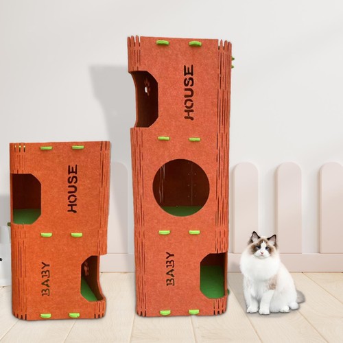 Maison pour chat arbre - pour, lit