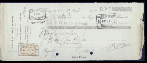 1924 societe kapok francais - 1924,