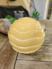 BOULE OPALINE JAUNE SUSPENSION