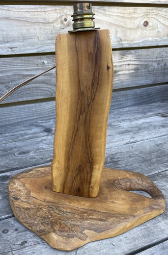 Pied lampe bois - lampe,