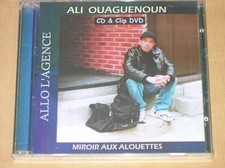 CD + CLIP DVD RARE / ALI OUAGUENOUN / ALLO L'AGENCE / MIROIR AUX ALOUETTES /NEUF