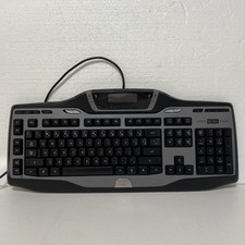 Logitech G15 Gaming Keyboard Backlit LED Keys LCD Screen Wired USB Y-UW92 TESTED