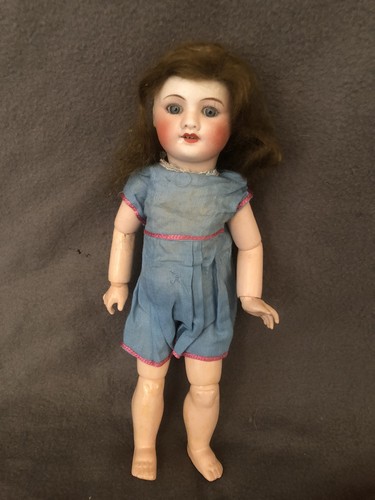Poupée ancienne bleuette - poupée,