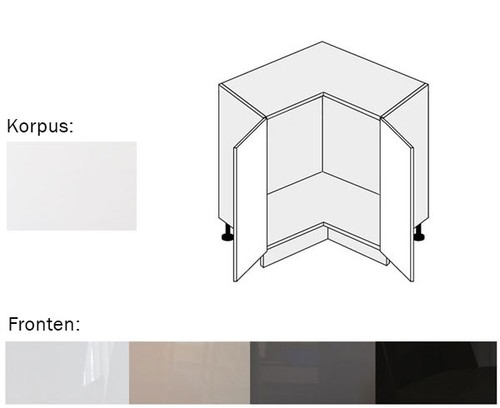 Meuble angle - d'angle, (est-der/90)