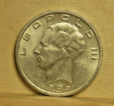 Belgium 50 francs 1939 Leopold