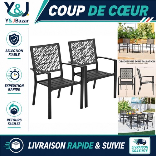 Lot chaises jardin - lot, 2