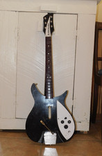 Beatles Rock Band Xbox 360 Rickenbacker Guitar Wireless NOT TESTED - EF