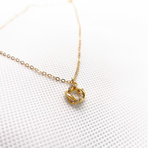 Collier plaqué avec - or,
