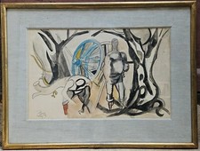 Aquarelle de 1949 d' Edouard