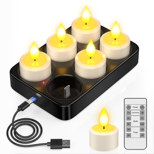 Bougie led chauffe - led, plat