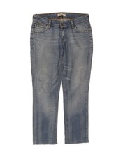 LEVI'S Womens 571 Slim Jeans W32 L28 Blue CD19