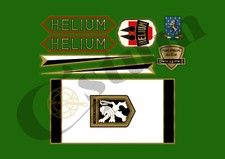 HELI202 STICKERS DECALS HELIUM vélo bike bicycle
