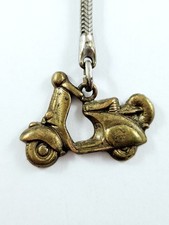 PORTE-CLÉS - SCOOTER VESPA Lambretta ORIGINAL Métal 2D Vintage 1960s -