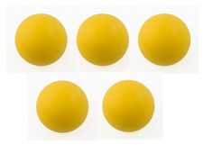 5 Balles babyfoot jaunes type compétition