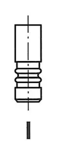 Soupape admission acier au - acier,