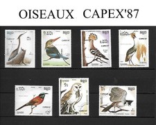 Série de timbres sur les