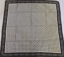 Foulard 100% Pure Soie Vintage