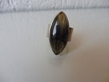 Beau Vieux Anneau 925 Argent