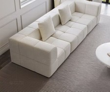 Canapé compressé Blanc Moderne