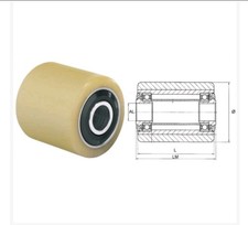 1 GALET BOGGIE 85 60 65 20 mm