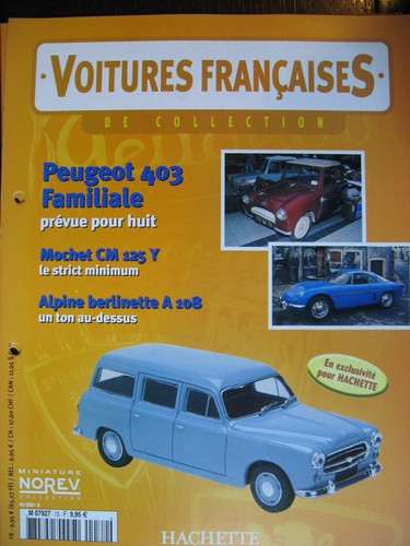 Fascicule voitures - 72,