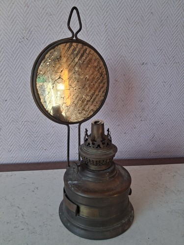 Lampe pétrole cuivre avec - pétrole,