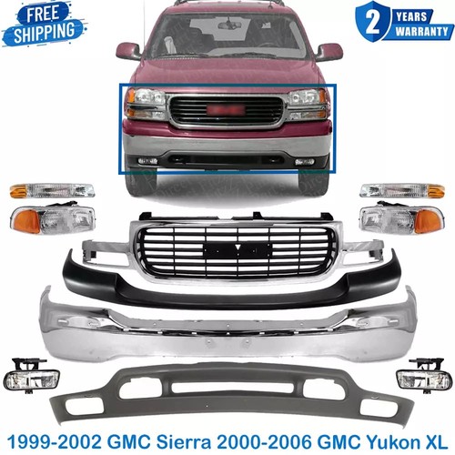 Front bumper chrome grille - &,