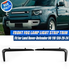 Front Bumper Lip Black Splitter Fin For Land Rover Defender 90 110 130 2020-2024