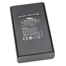 Chargeur pour Panasonic Lumix DMC-GH2KK DMC-GH2S DMC-GH2KS 0,5A USB double