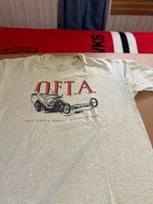 VINTAGE ORIGINAL OLD FARTS TIMING ASSOCIATION DRAG RACING SHIRT X-LARGE