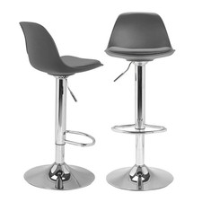 Lot de 2 tabourets de bar KARL
